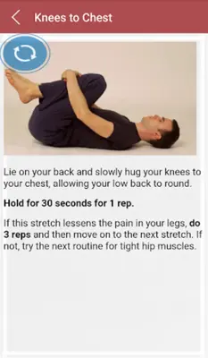 Sciatica Pain Exercises android App screenshot 0