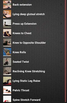 Sciatica Pain Exercises android App screenshot 2